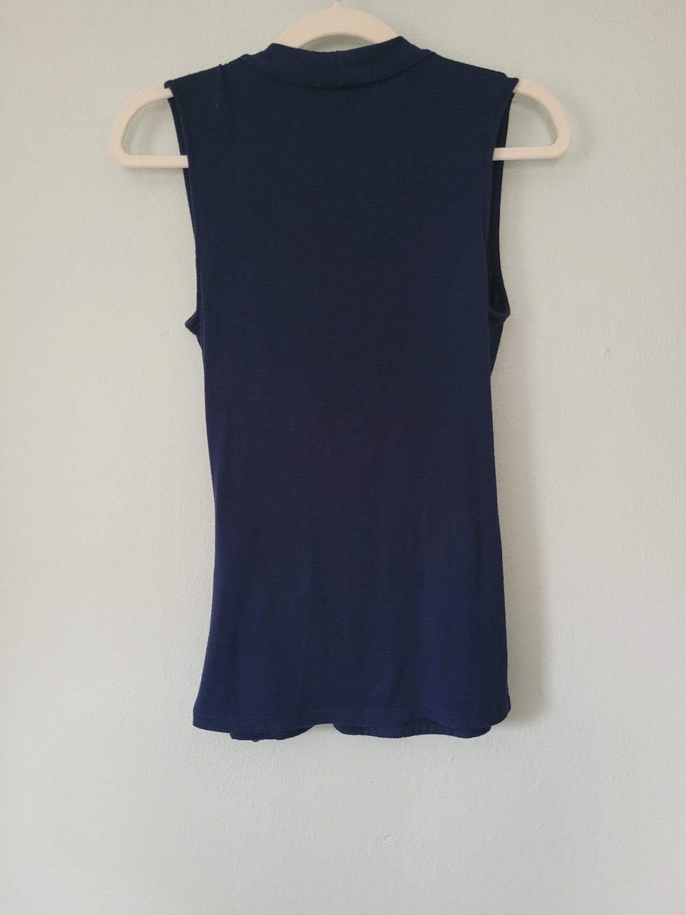 Sleeveless Wrap-Front Camisole in Soft Navy - 41 Hawthorn - Size S - Picture 2 of 3